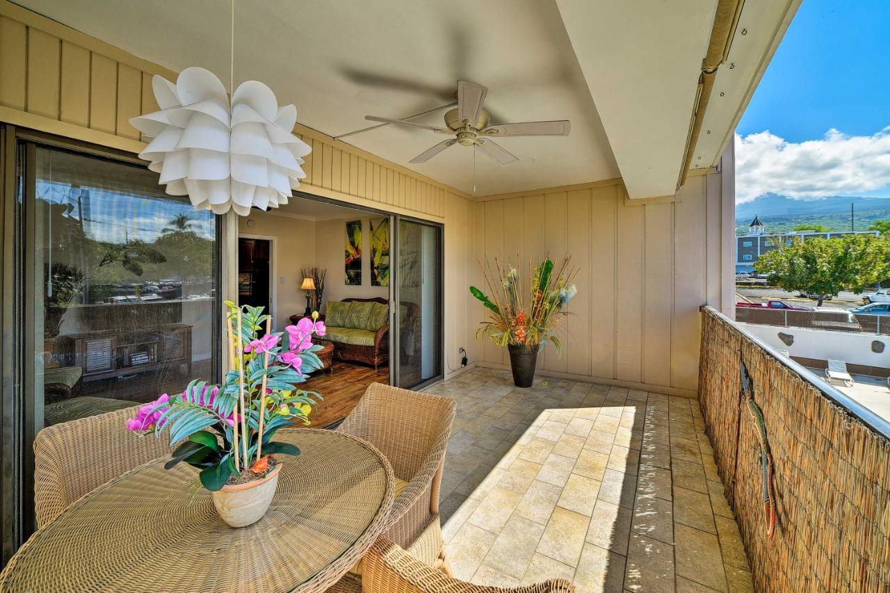 Downtown Air Conditioned Condo Walk To Beaches 凯路亚-科纳 外观 照片