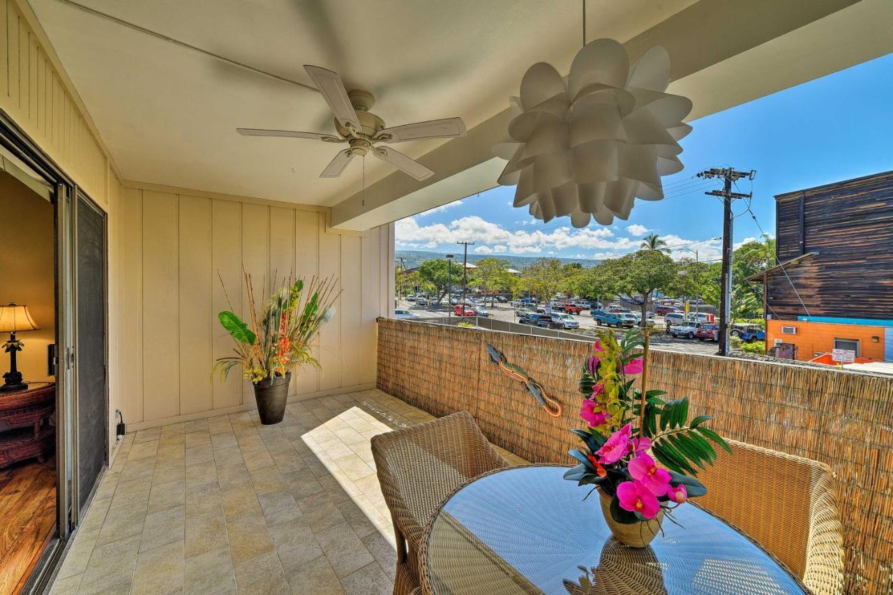 Downtown Air Conditioned Condo Walk To Beaches 凯路亚-科纳 外观 照片